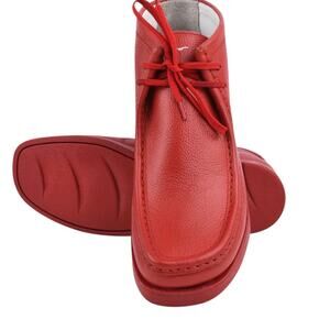 HAMARA JOE NWOB Rush Leather Desert Chukka Casual Boots for Men Red 13